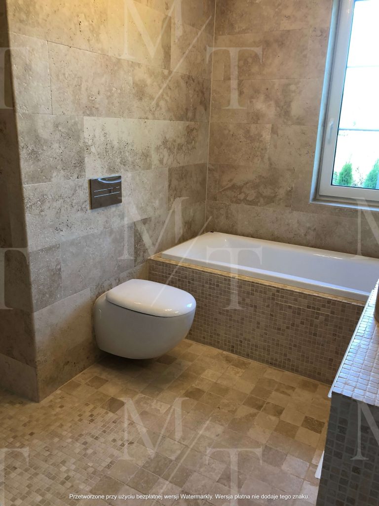 Łazienka trawertyn