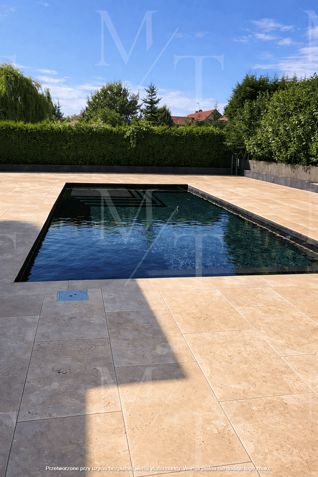 Stopnica schodowa Trawertyn Classic 40,6 cm × 61 cm × 3 cm